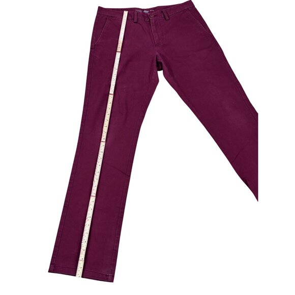 Old Navy Mens Maroon Ultimate Slim-Fit Pants 32x34 - Picture 4 of 10